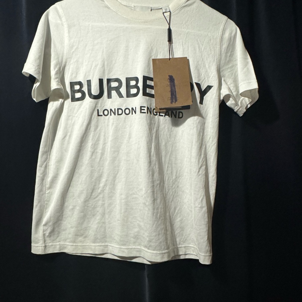 Burberry Black Shotover Logo T-Shirt